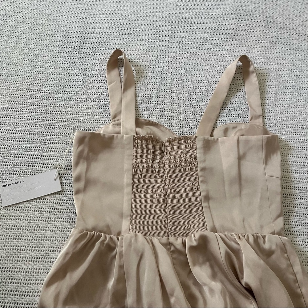 Reformation Hollyhock Dress in Champagne - Picture 10 of 13